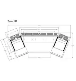 Sessiondesk TRAPEZ Studiotisch 100