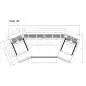 Sessiondesk TRAPEZ Studiotisch 100