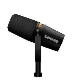 Shure MV7 Schwarz Microphone dynamique
