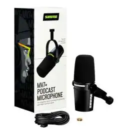 Shure MV7 Schwarz Mikrofon dynamiczny