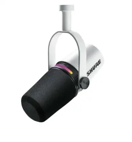Shure MV7 White Dynamische microfoon