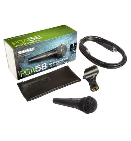 Shure PGA58-QTR Micrófono, 4,5m cable jack