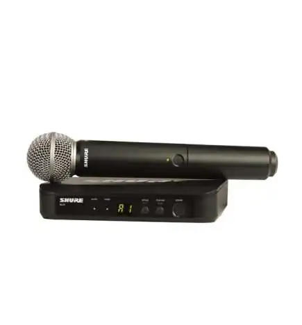 Shure BLX24E SM58 S8, 823-832MHz Wireless Handheld System