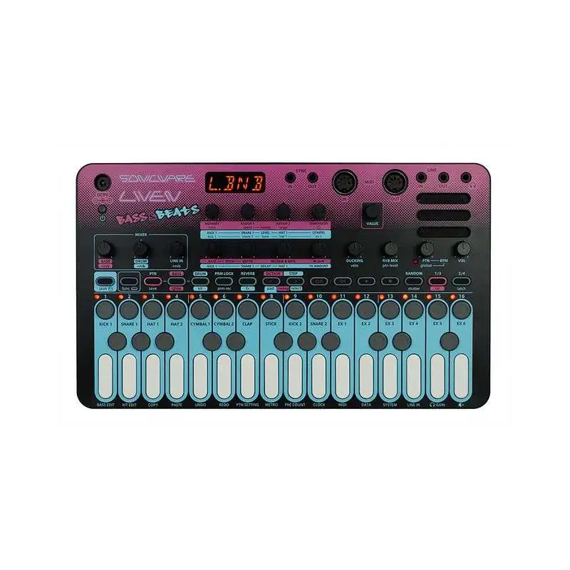 Sonicware LIVEN Bass & Beats drum machine