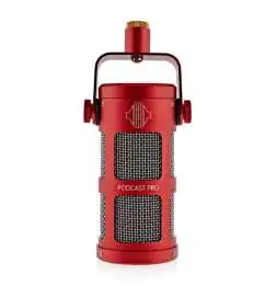 Sontronics Podcast Pro - Red Dynamisches Mikrofon