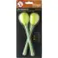 Stagg Maracas EGG-MA L, Green, Long Handled