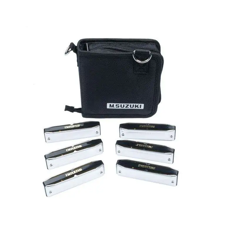 SUZUKI Bluesmaster Harp Set