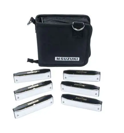 SUZUKI Bluesmaster Harp Set