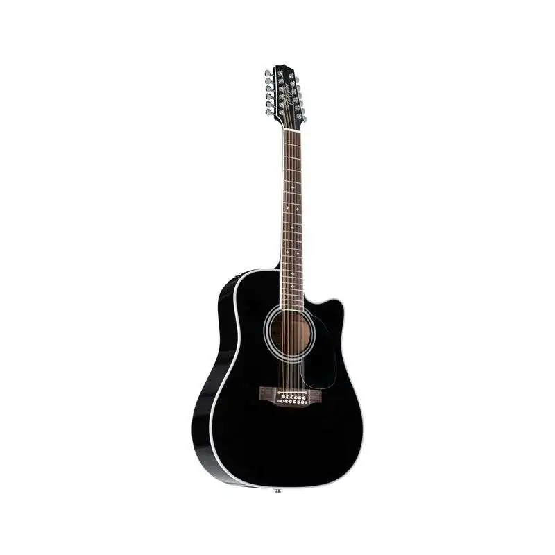 Takamine EF381SC2 12-String Black Highgloss