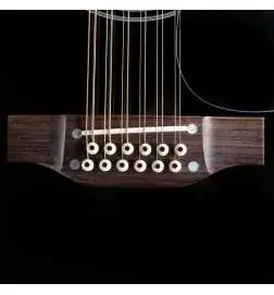 Takamine EF381SC2 12-String Black Highgloss