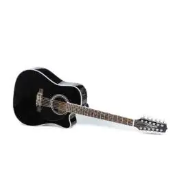 Takamine EF381SC2 12-String Black Highgloss