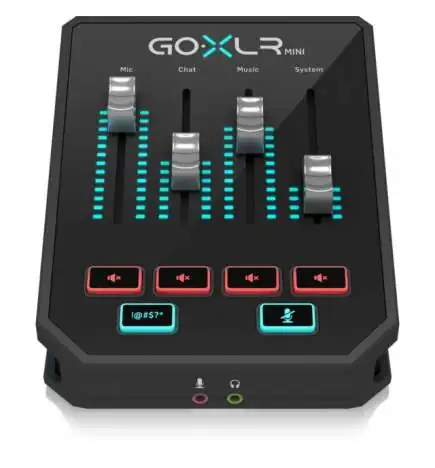 TC-Helicon GoXLR Mini Console de mixage avec USB