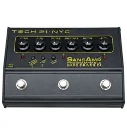 Tech 21 Pedal SansAmp Bass-Driver DI Programable