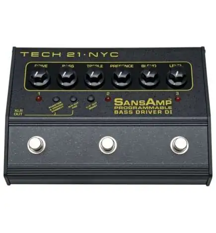 Tech 21 SansAmp bas Driver Progammabl e