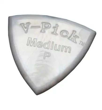 V-Picks Medio Pointed Pearly Gates