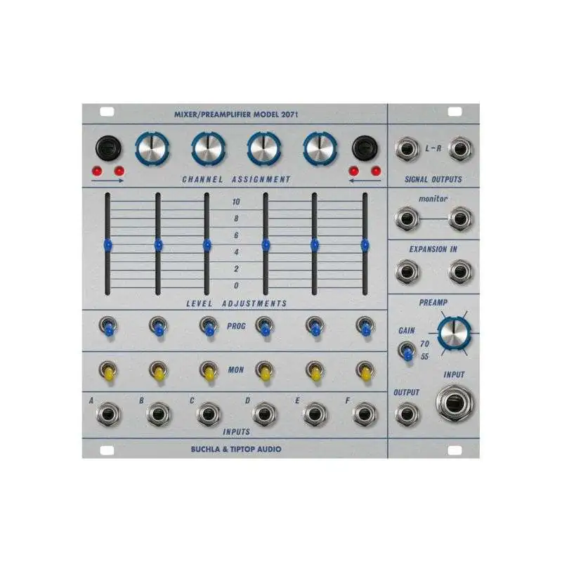 Tiptop Audio Model 207t Mixer / Preamp Tiptop Audio Model 207t Mixer / Preamp