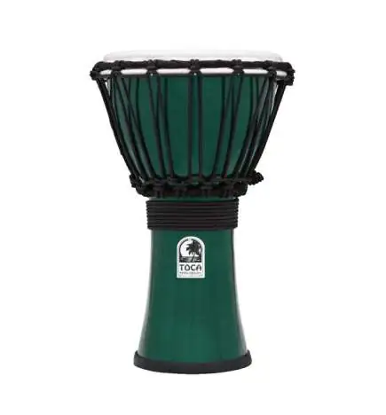 Toca Percussion Djembé ColorSound TFCDJ-7MG, 7 , vert