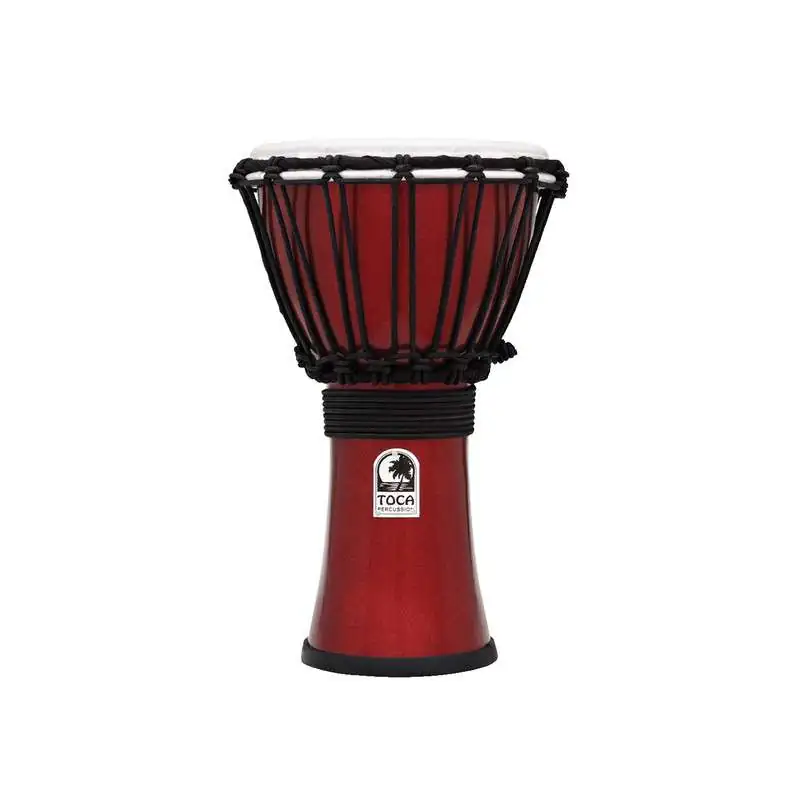 Toca Percussion TFCDJ-7MR ColorSound Djembe 7" (Red)
