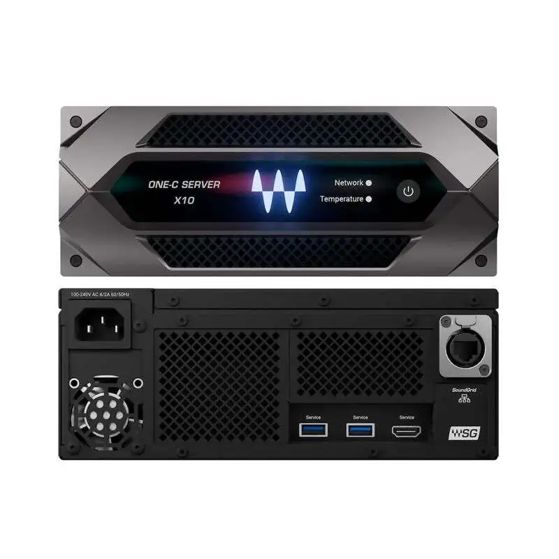 Waves One-C X 10 SoundGrid Server interface DSP
