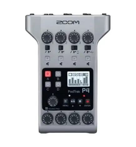 Zoom PodTrak P4 Gravador de áudio