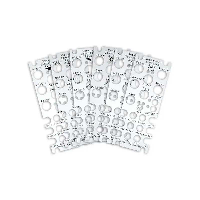 Noise Engineering Alia Overlay Pack Silver 6 Panels