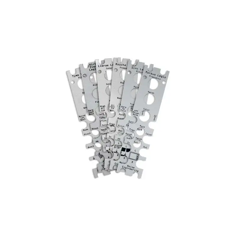 Noise Engineering Legio Overlay Pack Silver 6 Panels