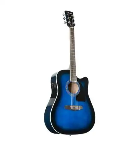 Ibanez PF15ECE-TBS Transparent blauw Sunburst