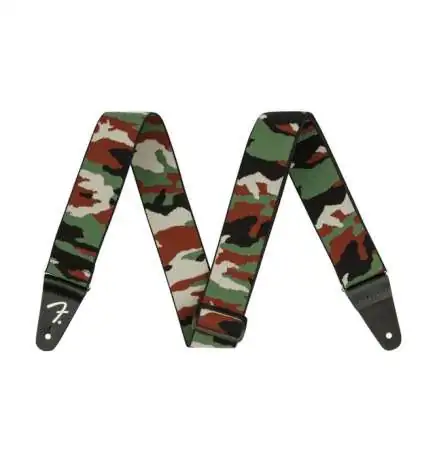 Fender 2 WeighLess Camo Strap Woodland