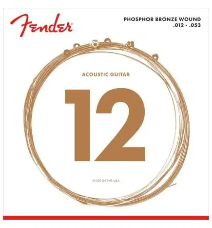 Fender A-Git. Saiten 60L 12-53 Phosphor Bronze