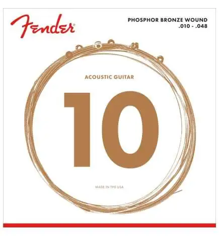 Fender A-Git. Saiten 60XL 10-48 Phosphor Bronze