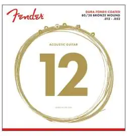 Fender A-Git. snaren 880L 12-52 80 20 Coated
