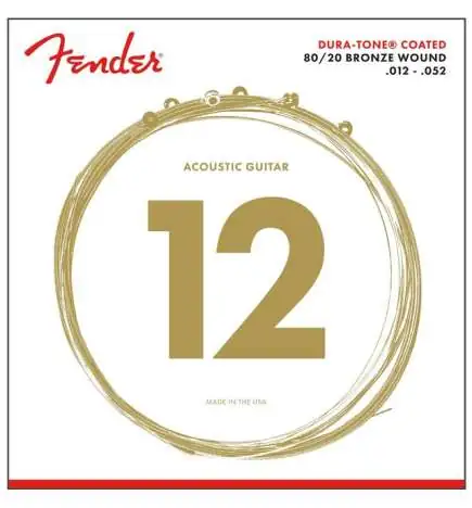 Fender A-Git. snaren 880L 12-52 80 20 Coated