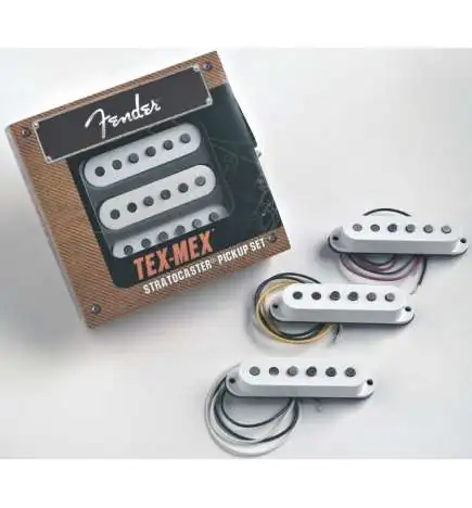Fender Strat Tex Mex Set de 3 simple bobinage