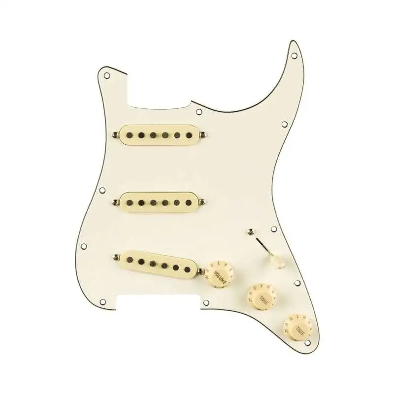 Fender '65 Strat Pre-Wired Pickguard Parchment Fender '65 Strat Pre-Wired Pickguard Parchment
