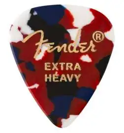 Fender Picks 351 Confetti Extra Heavy