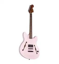 Fender Tom Delonge Starcaster RW SSHP Satin Shell Pink