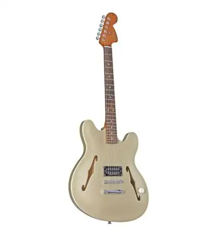 Fender Tom Delonge Starcaster Satin Shoreline Gold