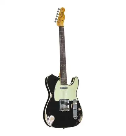 Fender 1960 Telecaster Custom Heavy Relic Black