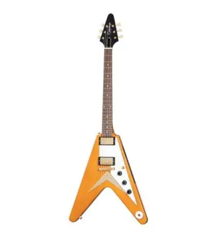 Epiphone 1958 Korina Flying V Aged Natural