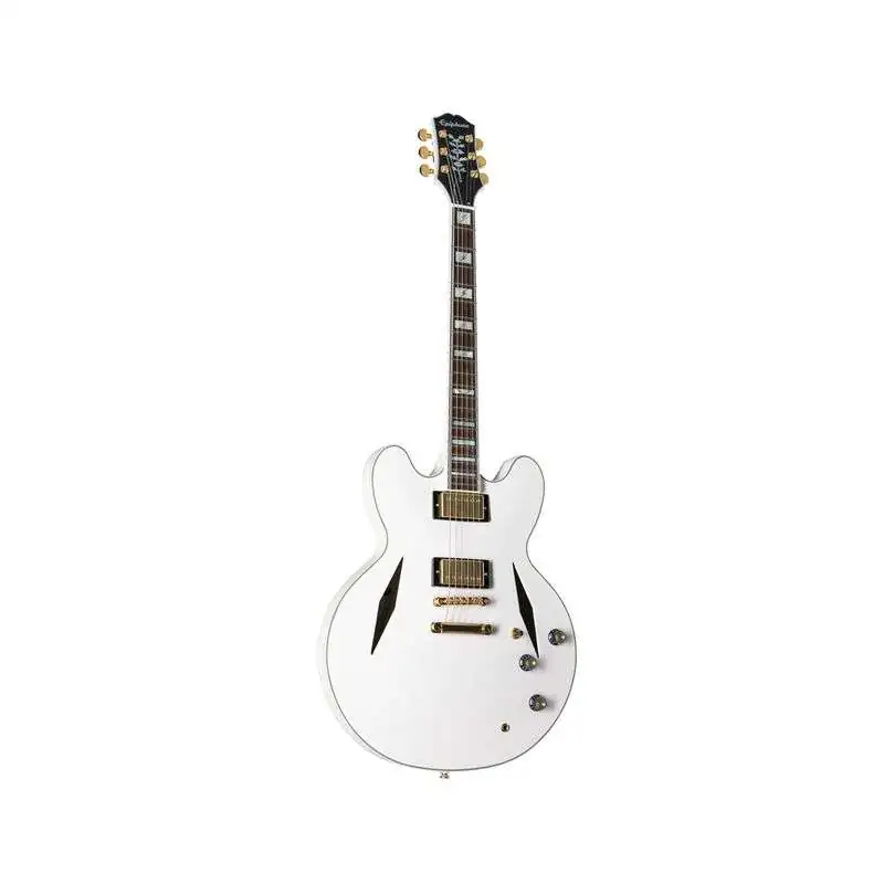 Epiphone Emily Wolfe Sheraton "White Wolfe" Aged Bone White