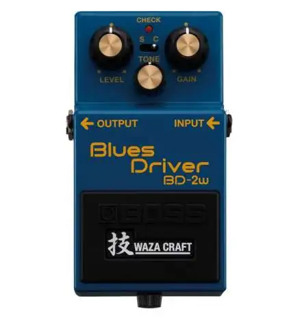 Boss BD-2w blauws Driver Waza Craft Special Edition