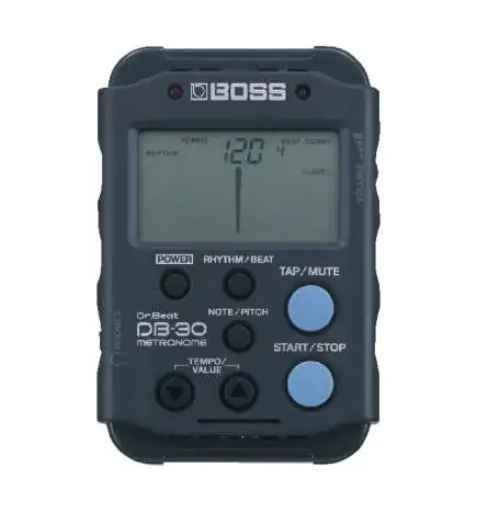 Boss DB-30 Digital Metronome mit Tuner, Timer, Stop Watch
