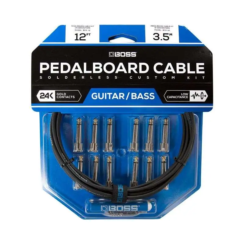 Boss BCK-12 Solderless Pedalboard Cable Kit 3,5 m
