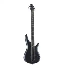 Ibanez Iron Label SRMS625EX-BKF Black Flat