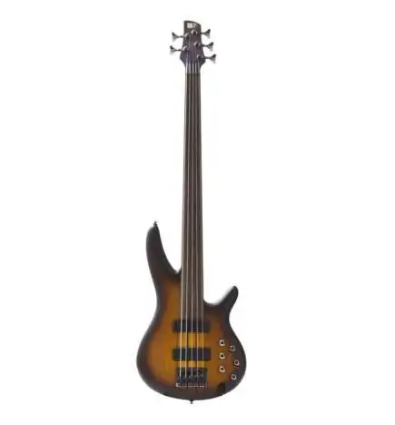 Ibanez Baixo Fretless-SRF 705 BBF Brown Burst Flat