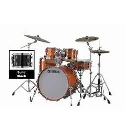Yamaha Absolute Maple Hybrid Studio Solid zwart SOB