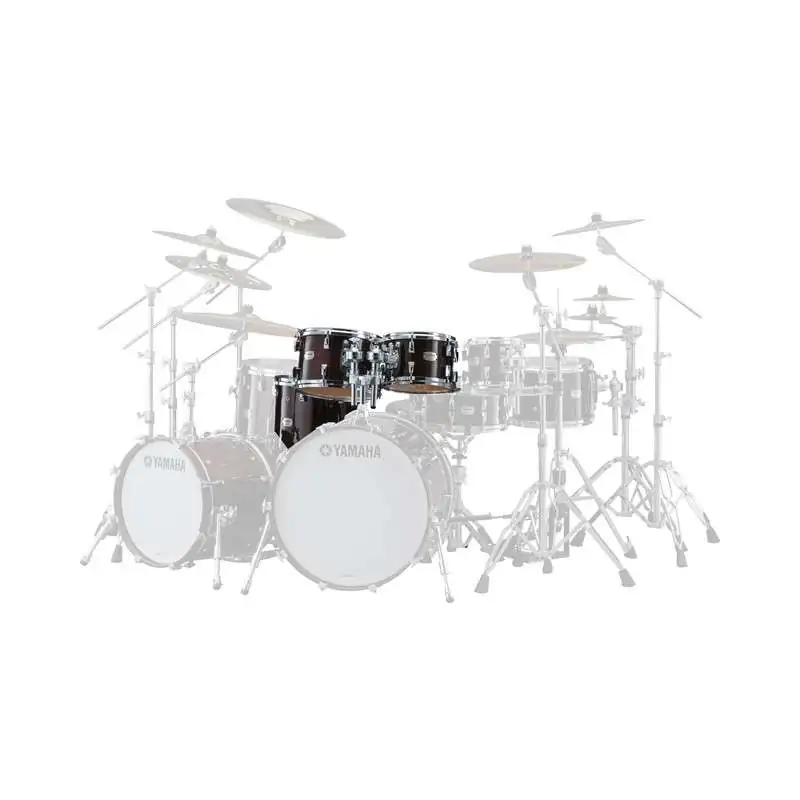 Yamaha Absolute Maple Hybrid Tom Pack 10, 12, 14FT, Classic Walnut