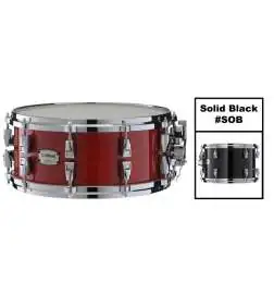 Yamaha Caisse claire Absolute Maple Hybrid 14 x6, Solid Black SOB