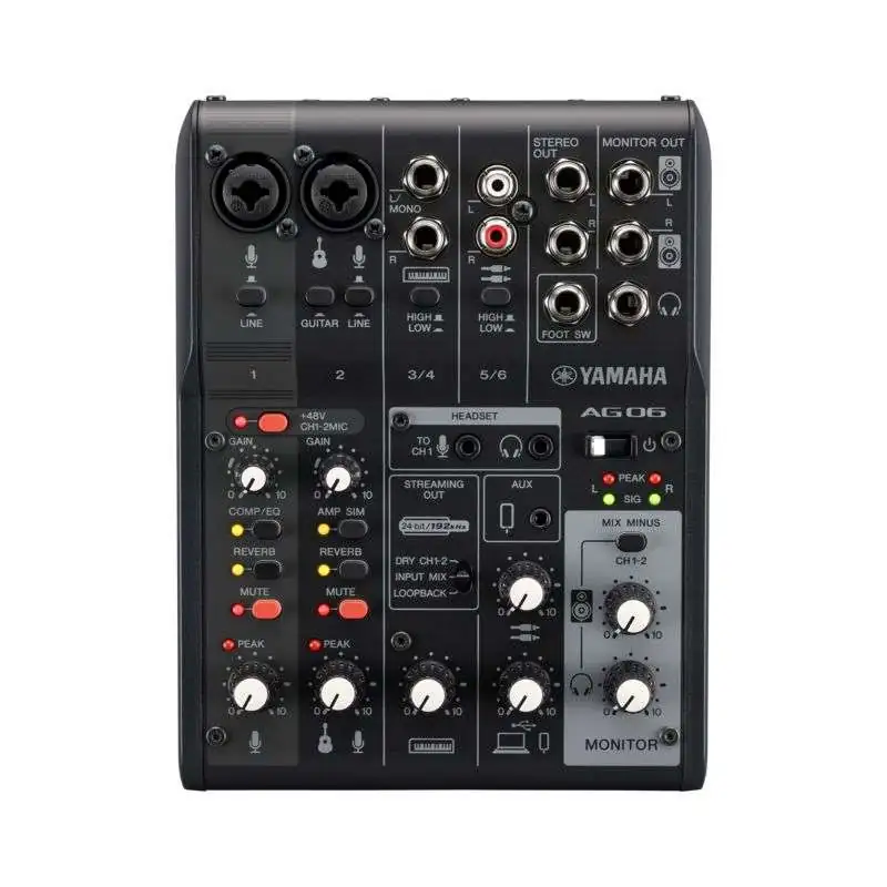 Yamaha AG06 MK2 Black