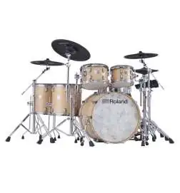 Roland VAD716-2GN Acoustic Design E-Drum Set Gloss Natural
